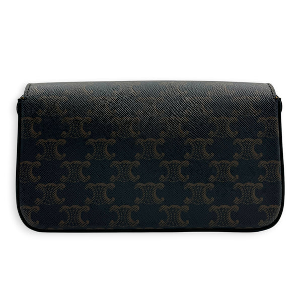 Triomphe Shoulder Bag Brown