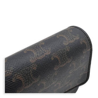 Triomphe Shoulder Bag Brown