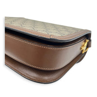 Horsebit 1955 Shoulder Bag Small Beige Ebony, Gold hardware