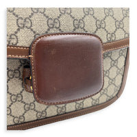 Horsebit 1955 Shoulder Bag Small Beige Ebony, Gold hardware