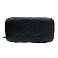 Vanity Vanity Bag Small Black in Caviar Leather, Light Gold hardware