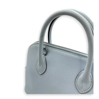 Bolide 25 Bleu Brume Top Handle Bag in Epsom, Palladium hardware