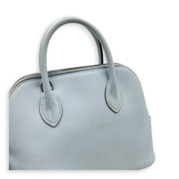 Bolide 25 Bleu Brume Top Handle Bag in Epsom, Palladium hardware