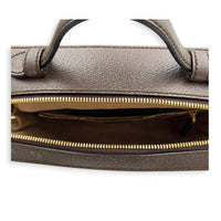 Ophidia Top Handle Bag Brown in Coated Canvas, Gold hardware