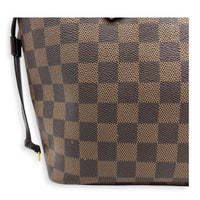 Neverfull Tote Bag PM Ebene in Coated Canvas, Gold hardware