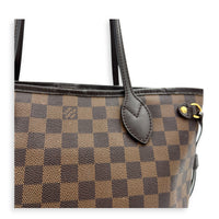 Neverfull Tote Bag PM Ebene in Coated Canvas, Gold hardware