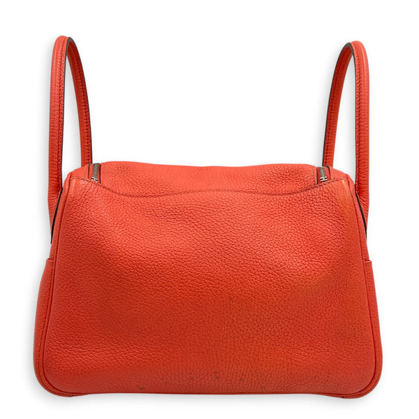 Lindy 26 Rose Jaipur Shoulder Bag in Clemence, Palladium hardware
