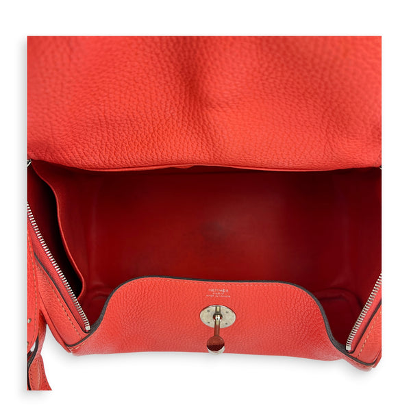 Lindy 26 Rose Jaipur Shoulder Bag in Clemence, Palladium hardware