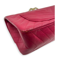 2.55 Shoulder Bag Medium Dark Red / Burgundy in Lambskin, Gold hardware