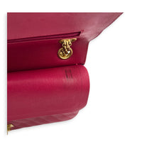 2.55 Shoulder Bag Medium Dark Red / Burgundy in Lambskin, Gold hardware