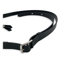 Etriviere Noir Messenger in Evergrain Calfskin, Palladium hardware