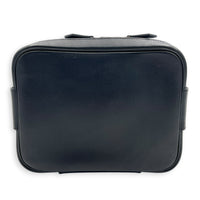 Etriviere Noir Messenger in Evergrain Calfskin, Palladium hardware