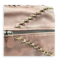 San Marco Top Handle Bag Purple in Calfskin