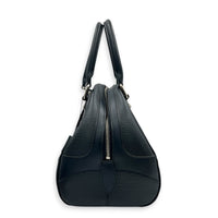 Montaigne Bowling  Top Handle Bag Black in Epi Leather