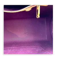 Brea MM Red Top Handle Bag in Vernis, Gold hardware