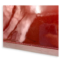 Brea MM Red Top Handle Bag in Vernis, Gold hardware