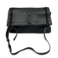 Hollywood Shoulder Bag Black in Calfskin, Monochrome hardware