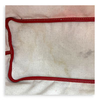 Saint Louis PM Red Tote Bag in Coated Canvas, Silver hardware