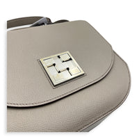 Mosaique Au 24 21 Etain Shoulder Bag in Epsom, Palladium hardware