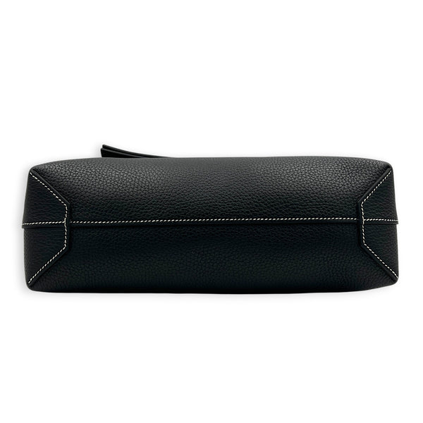 Cabasellier 31 Black Tote Bag in Clemence