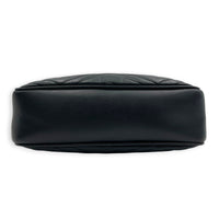 GG Marmont Shoulder Bag Small Black in Calfskin, Gold hardware