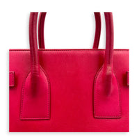 Sac de Jour Top Handle Bag Medium Rouge Eros in Calfskin, Gold hardware