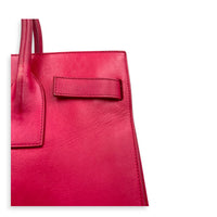 Sac de Jour Top Handle Bag Medium Rouge Eros in Calfskin, Gold hardware