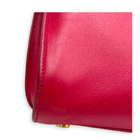 Sac de Jour Top Handle Bag Medium Rouge Eros in Calfskin, Gold hardware