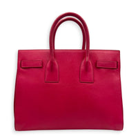 Sac de Jour Top Handle Bag Medium Rouge Eros in Calfskin, Gold hardware