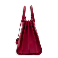 Sac de Jour Top Handle Bag Medium Rouge Eros in Calfskin, Gold hardware