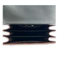 Serpenti Forever Top Handle Bag Metallic Pink in Patent Leather, Gold hardware