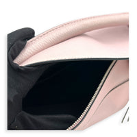 Puzzle Shoulder Bag Small Iridescent Pink in Calfskin, Silver hardware