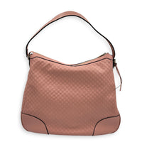 Microguccissima Shoulder Bag Large Pink in Guccissima Leather, Gold hardware