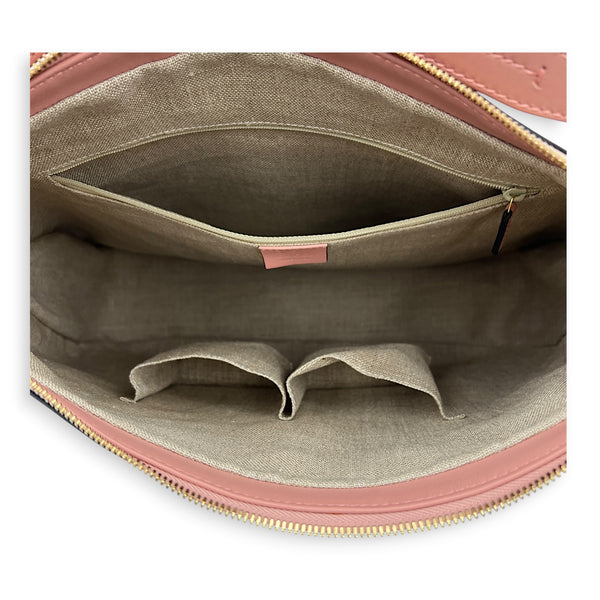 Microguccissima Shoulder Bag Large Pink in Guccissima Leather, Gold hardware