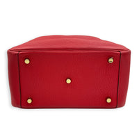 Lindy Red in Clemence, Gold hardware