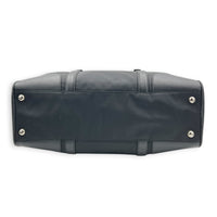 Logo Tote Bag Black in Nylon, Silver hardware