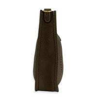 Evelyne Mini Etoupe Crossbody Bag in Clemence, Gold hardware