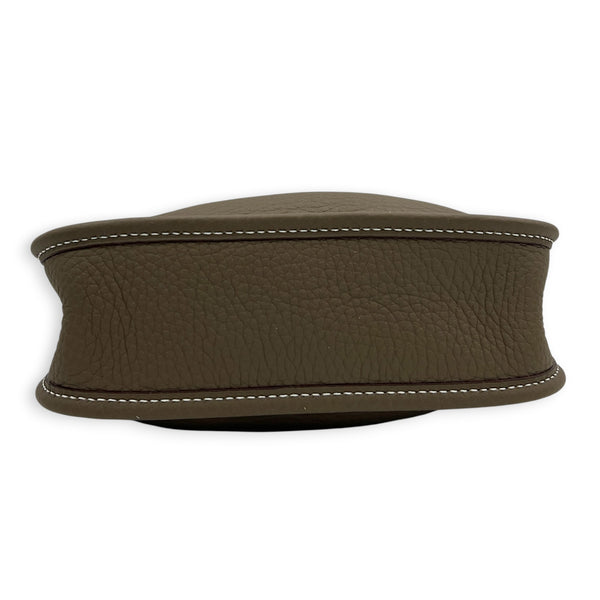 Evelyne Mini Etoupe Crossbody Bag in Clemence, Gold hardware