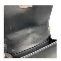 Boy Shoulder Bag Medium Black in Lambskin, Ruthenium hardware