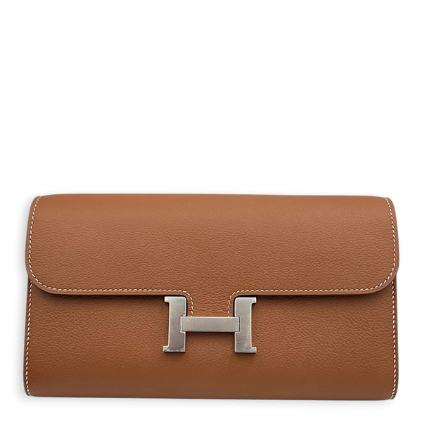 Constance To Go Gold Wallet On Chain in Evercolor, Palladium hardware