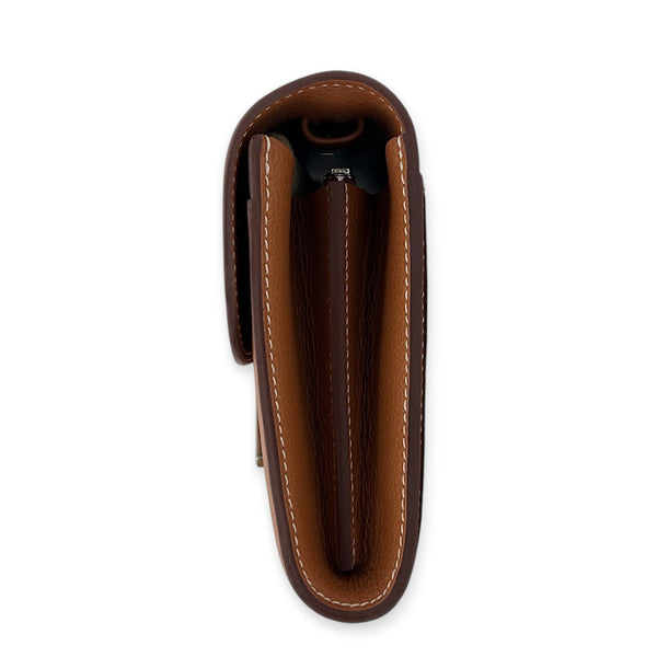 Constance To Go Gold Wallet On Chain in Evercolor, Palladium hardware
