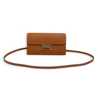 Constance To Go Gold Wallet On Chain in Evercolor, Palladium hardware
