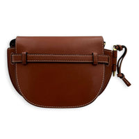 Gate Crossbody Bag Brown in Calfskin