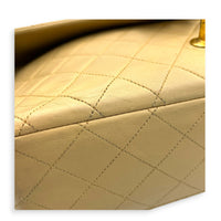 CC Shoulder Bag Beige (Recolored) in Lambskin, Gold hardware