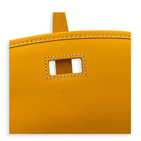 Belvedere Crossbody Bag PM Yellow in Coated Canvas, Silver hardware