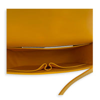 Belvedere Crossbody Bag PM Yellow in Coated Canvas, Silver hardware
