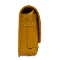 Belvedere Crossbody Bag PM Yellow in Coated Canvas, Silver hardware