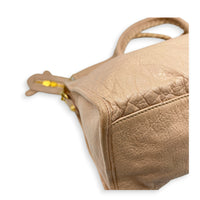 City Medium Pink Top Handle Bag in Lambskin, Gold hardware