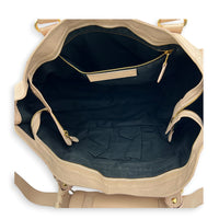 City Medium Pink Top Handle Bag in Lambskin, Gold hardware