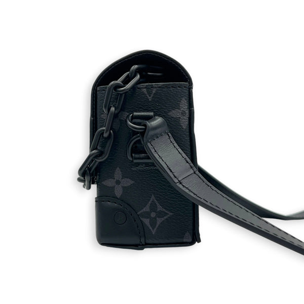 Steamer Monogram Eclipse Crossbody Bag in Monogram Coated Canvas, Gunmetal hardware